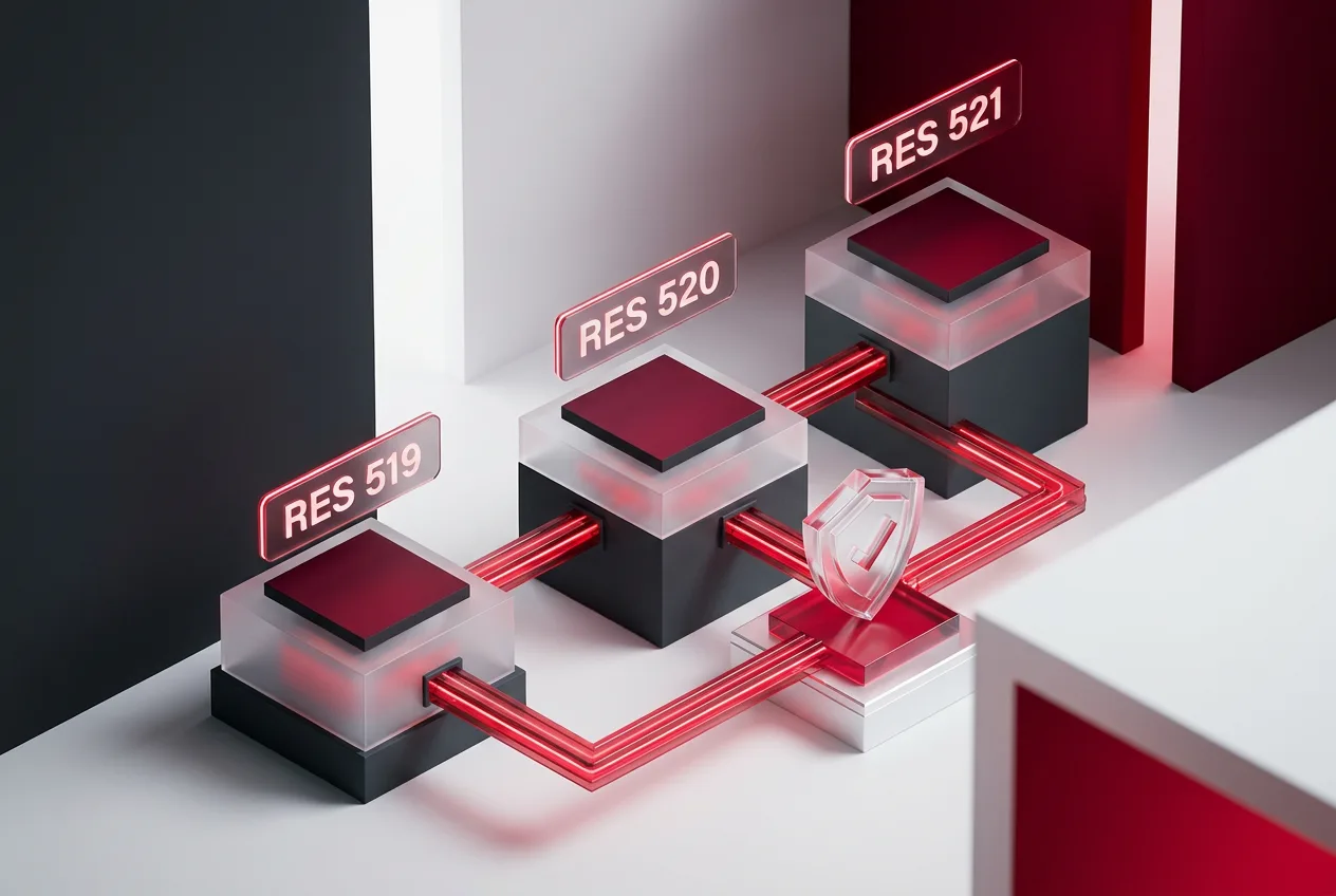 3D regulatory infographic showing Brazilian central bank resolution pillars for crypto service providers.